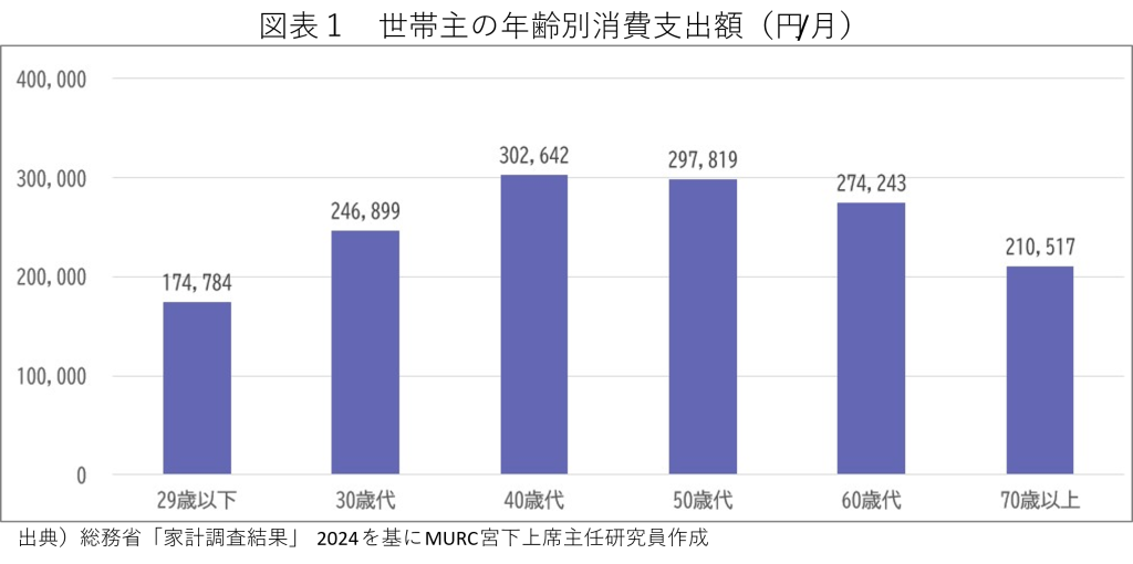 Vol.229 年齢別世帯の消費変化に見る地域経済の未来 －世帯主の年齢
