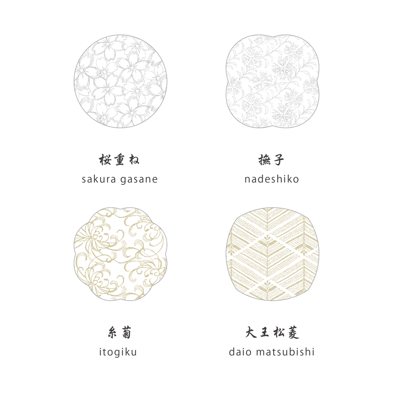 toumei×伊と幸 絹織物 まめざら 11cm