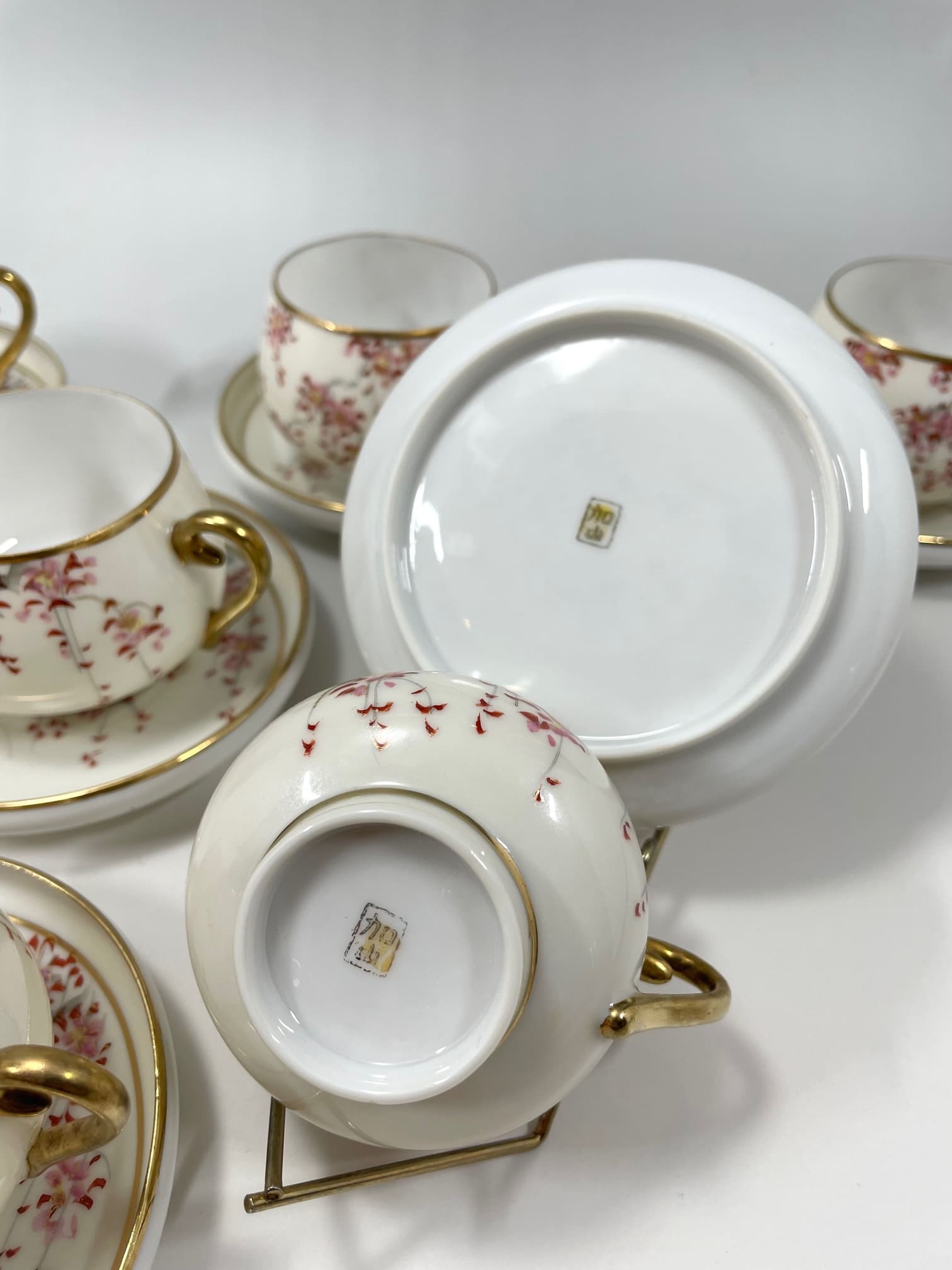 明治 輸出用カップ＆ソーサー hpt476 - 陶夢