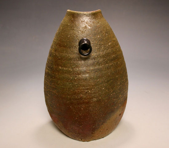 金重まこと 作 備前掛花入 – THA BIZEN BOUZ