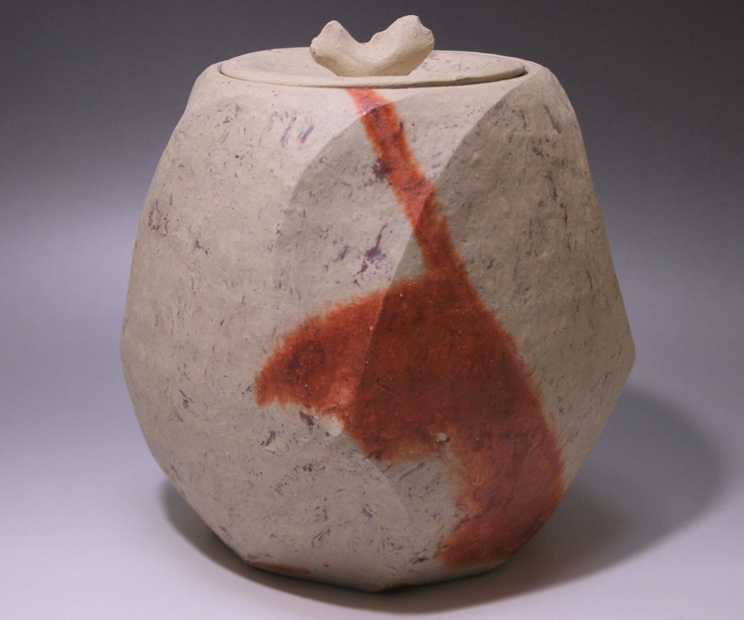 川端文男 作 「備前自然練込茶碗」 ～備前焼専門卸小売店 川口陶楽苑～