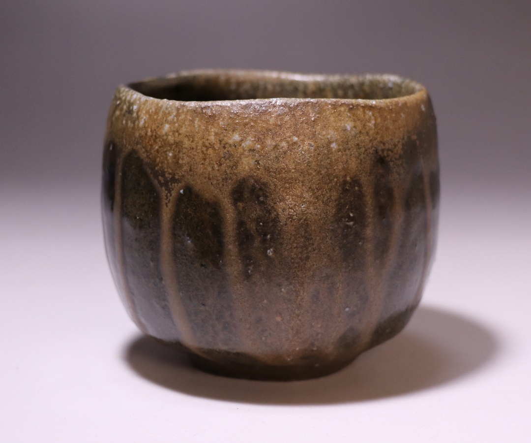 馬場隆志 作 「備前黒湯呑」 ～備前焼専門卸小売店 川口陶楽苑～