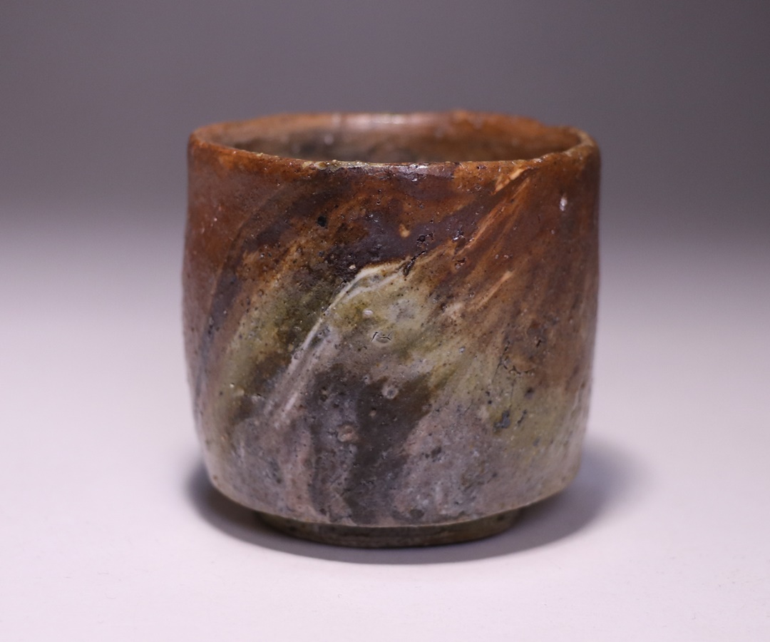 中原幸治 作 「備前土練込酒呑」 ～備前焼専門卸小売店 川口陶楽苑～