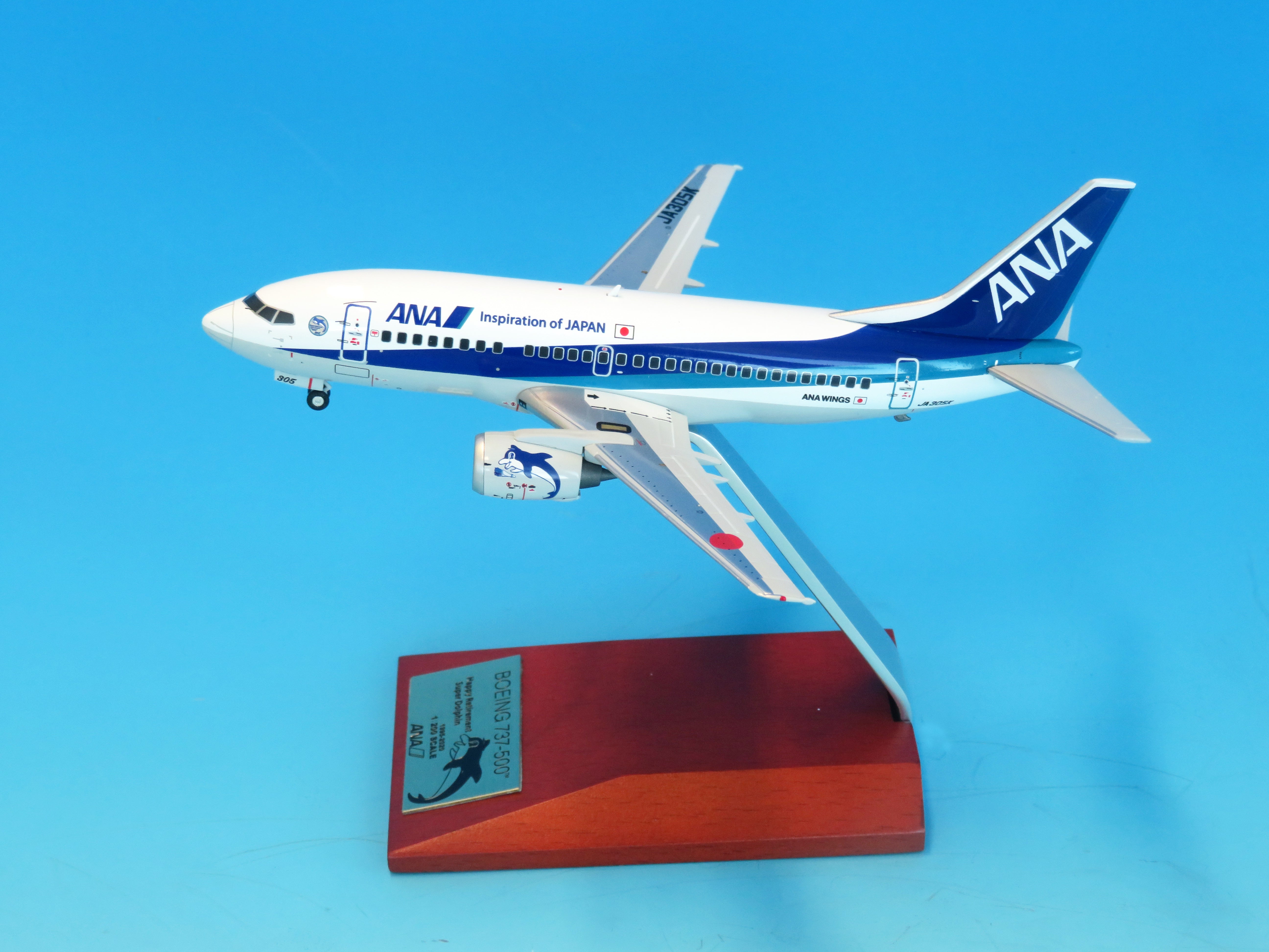 専用】ANA B787 ボーイング1:130スケール ジェット機 ディスプレイ