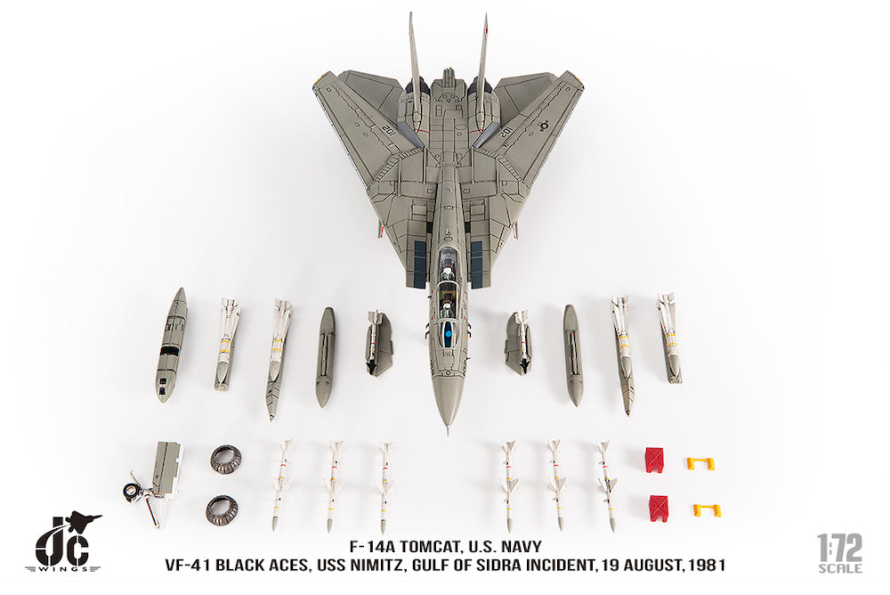 JC Wings 【お取り寄せ】F-14A VF-41 ブラックエイセス USS ニミッツ