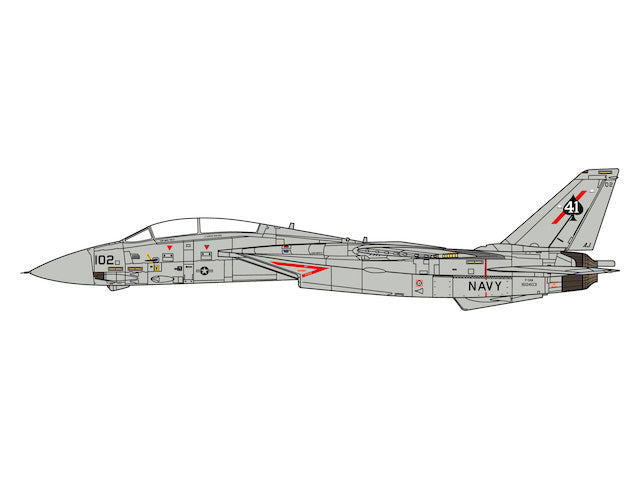 JC Wings 【お取り寄せ】F-14A VF-41 ブラックエイセス USS ニミッツ