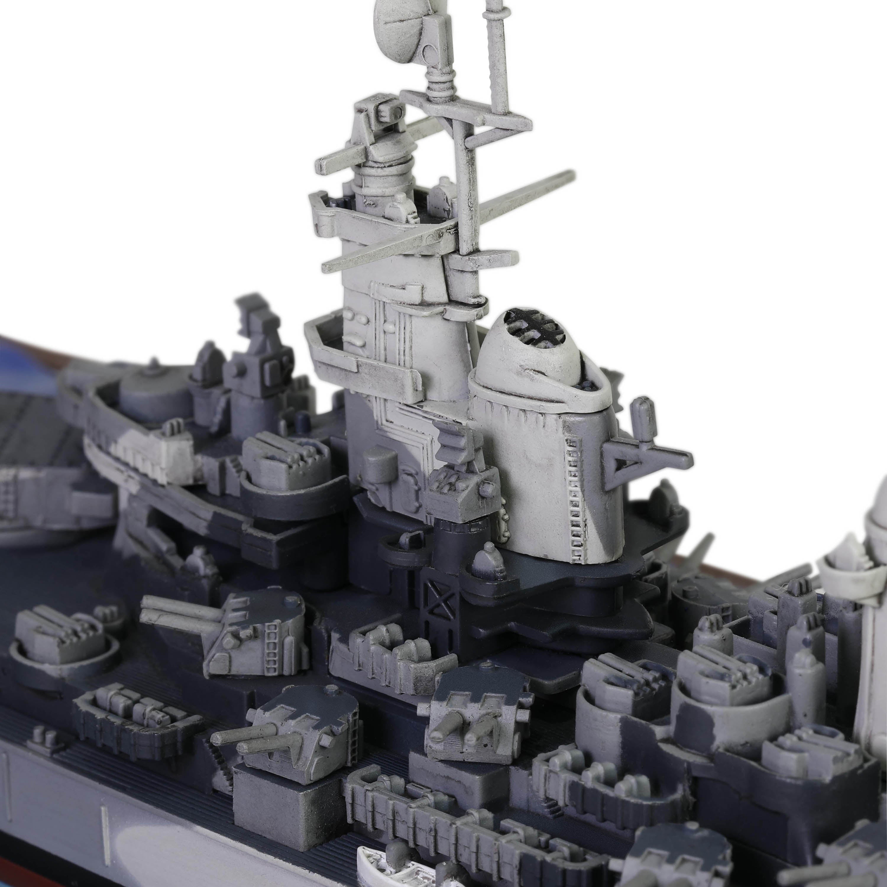 Waltersons アメリカ海軍 戦艦 ミズーリ 喫水線仕様 雲形迷彩 1/700
