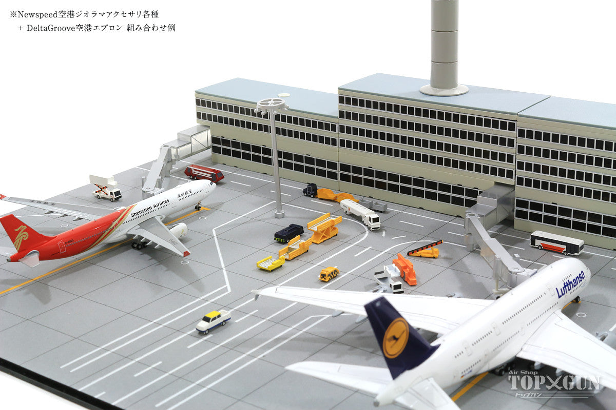 Newspeed 空港ジオラマ 地上支援車両（GSE）18台セット 1/400 [Art008]