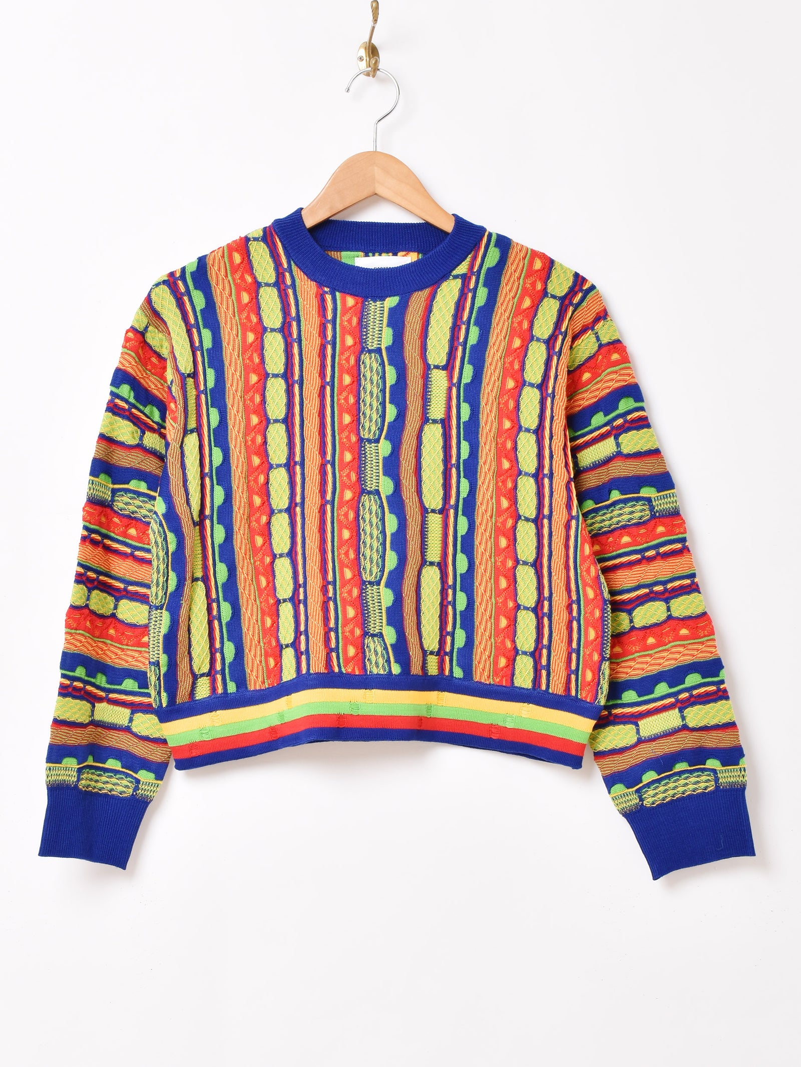 3色展開】Backers レディース 総柄 3Dニット セーター – 古着屋Top of