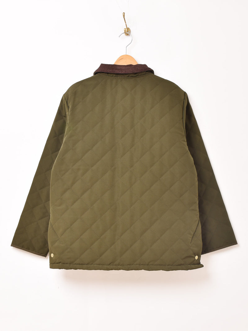 3色展開】Backers コーデュロイ襟 キルティングジャケット – 古着屋Top