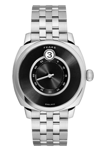 Fears Brunswick 40.5 Jump Hour Raven Black – Topper Fine Jewelers