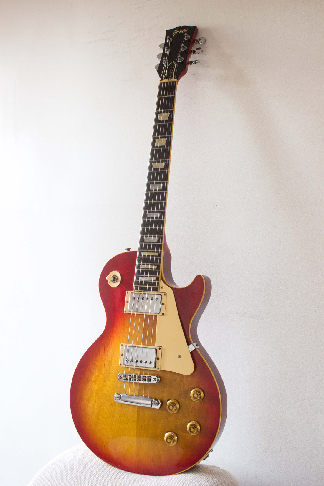 Greco EG700 LP Style Cherry Sunburst 1977 – Topshelf Instruments
