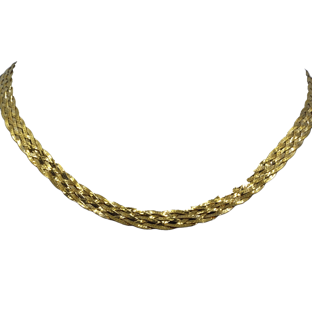 K18 ITALY デザインネックレス 44cm | 中古通販 | 【公式】TORAFUKU(虎福)