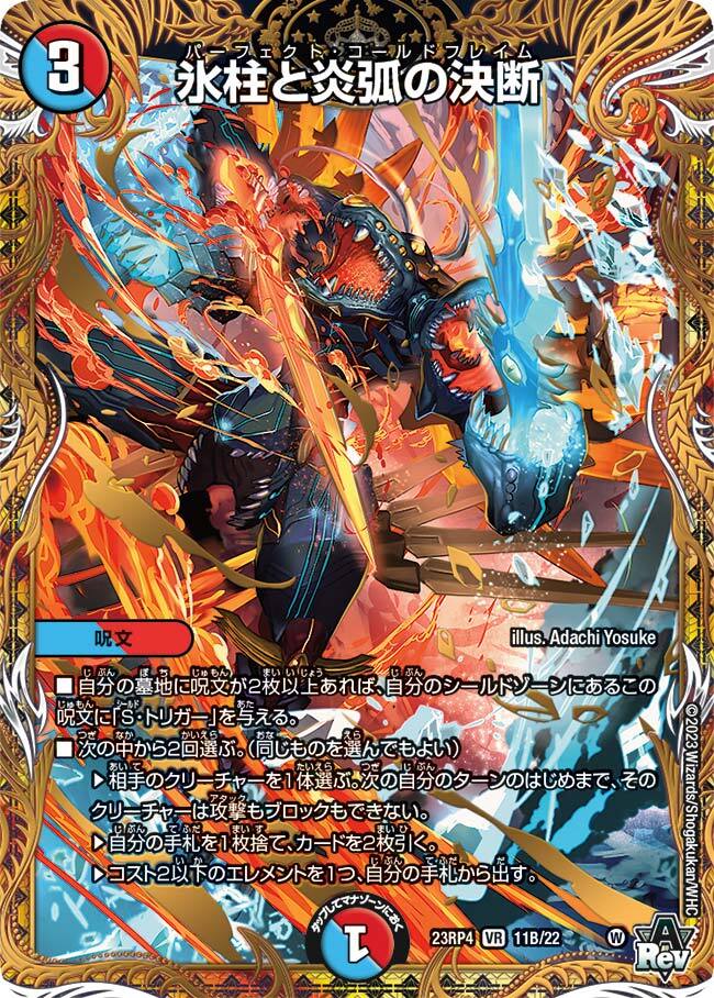 氷柱と炎刃の決断 アトリエコラボプロモ 氷柱と炎狐の決断パーフェクト