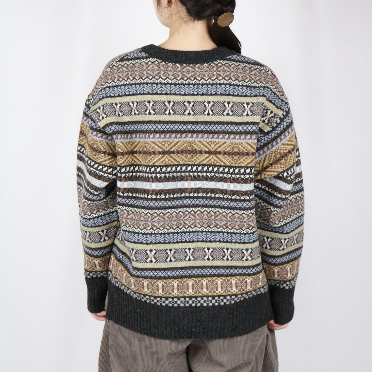 NARU リシェス フェアアイル柄 ニット 2色 - toritoRu