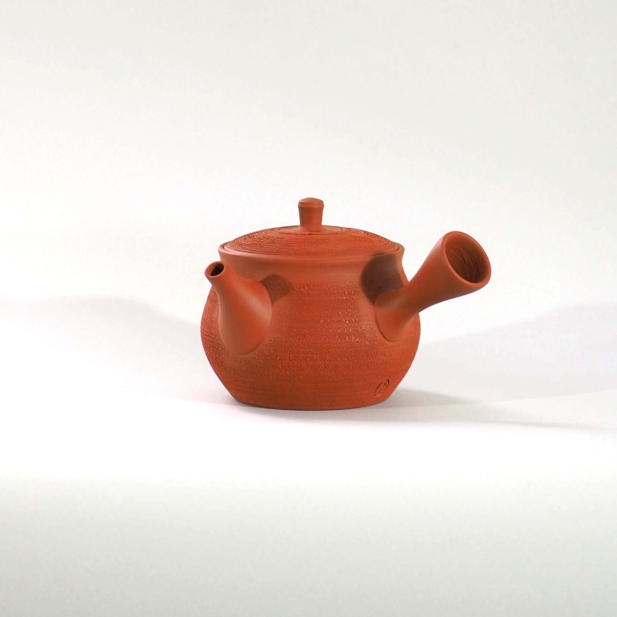 常滑焼 朱泥松皮急須 玉光陶園作 [東山堂煎茶器店 オンラインショップ