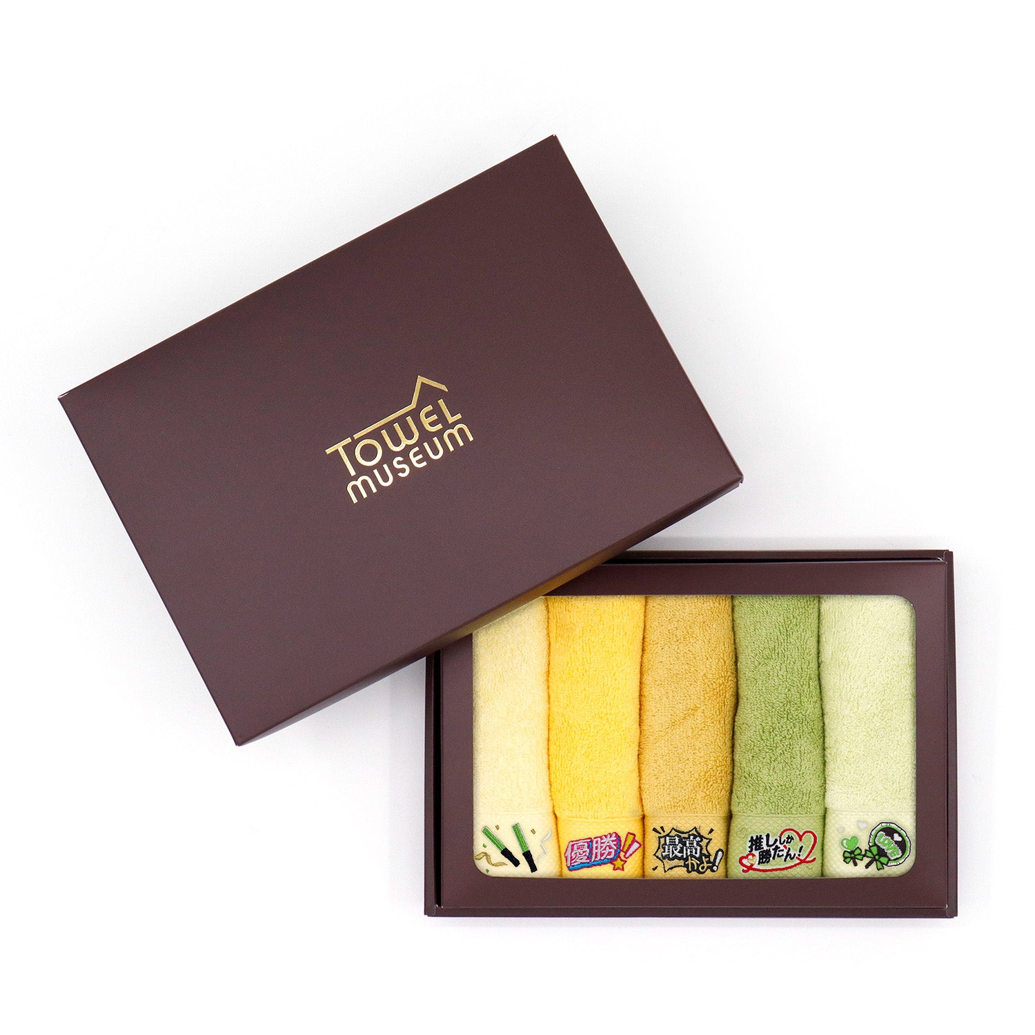 TMOC』推し活刺繍入り タオルハンカチ5枚セット – タオル美術館公式