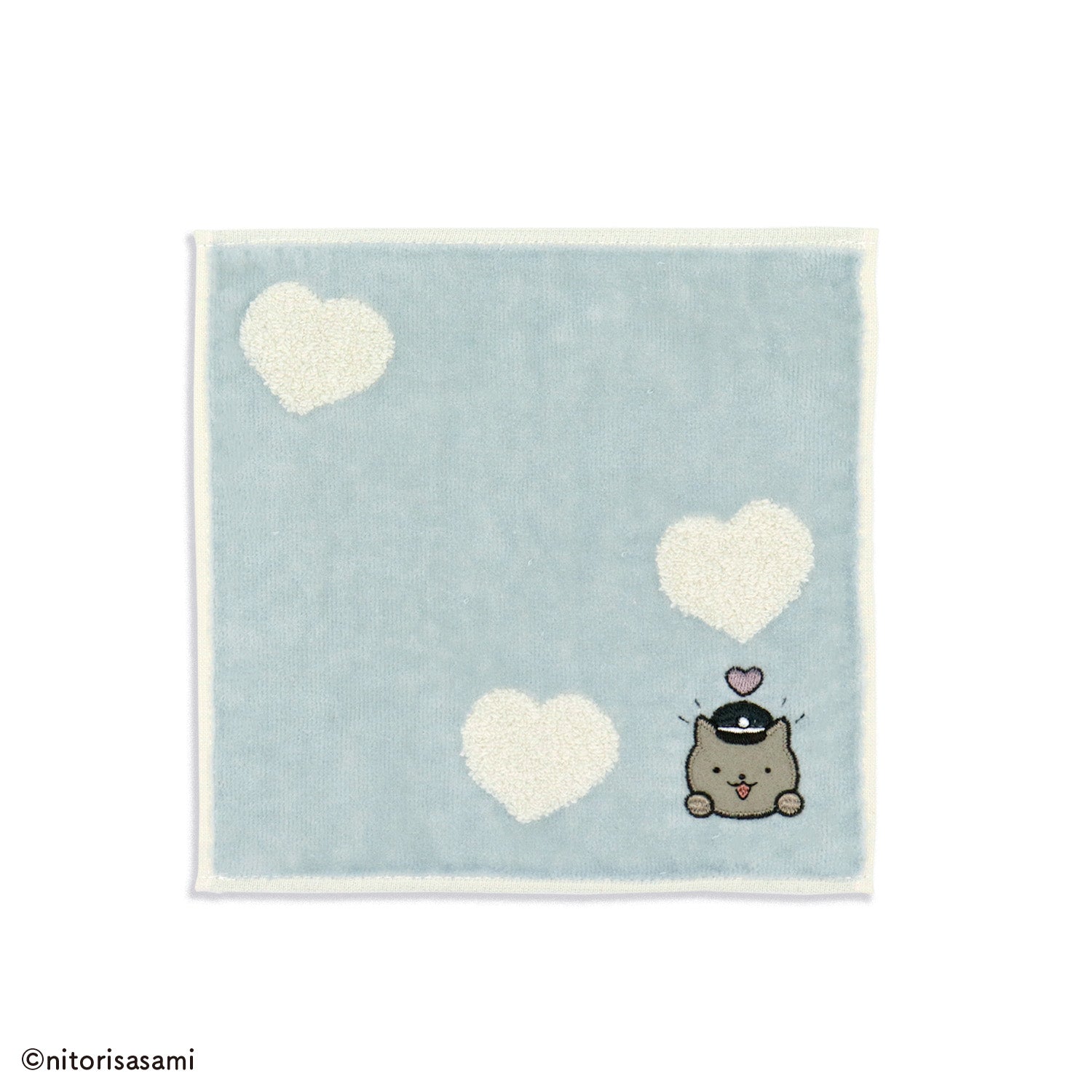 ホワイトタイガーとブラックタイガー』きゅんです タオルハンカチ