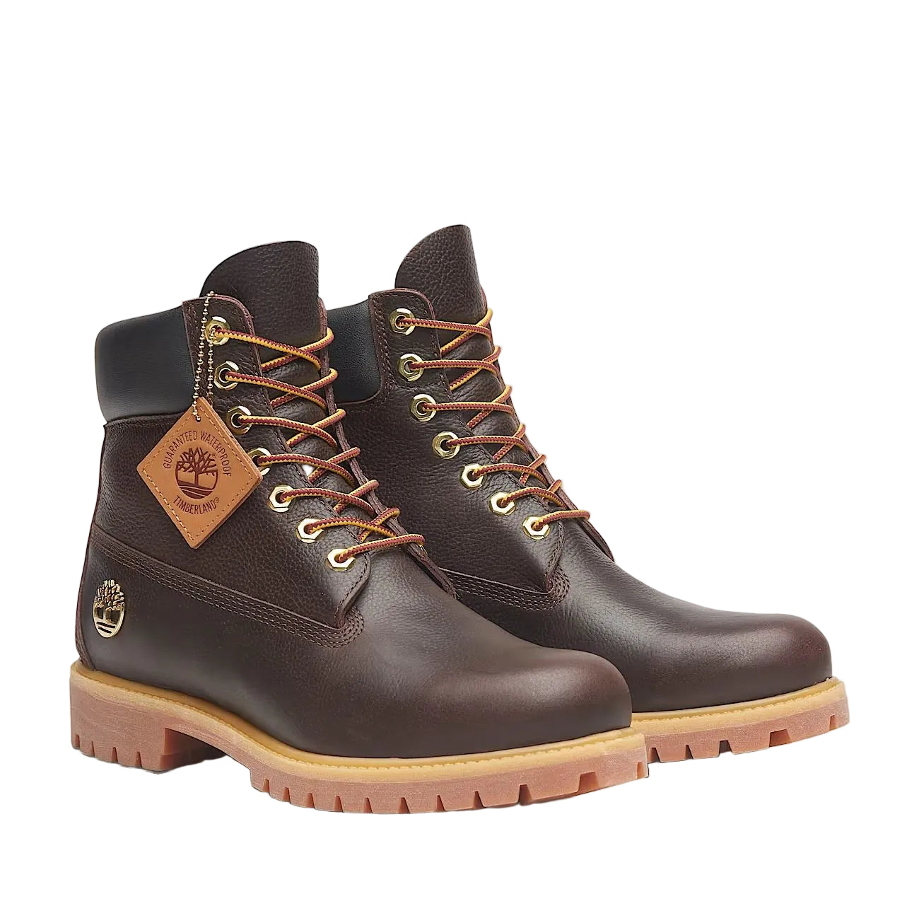 Timberland Premium Espresso 6 Inch Leather Men's Dark Brown/Black