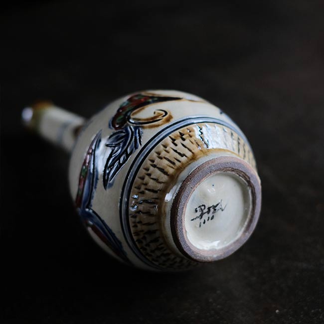 壺屋焼 新垣勲 魚紋花瓶 – zakka store towi