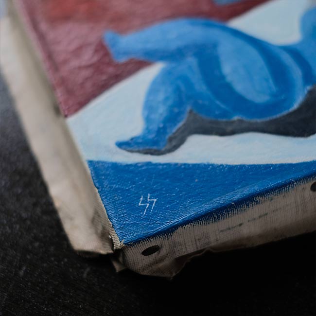 油彩画「横たわる女性」 – zakka store towi