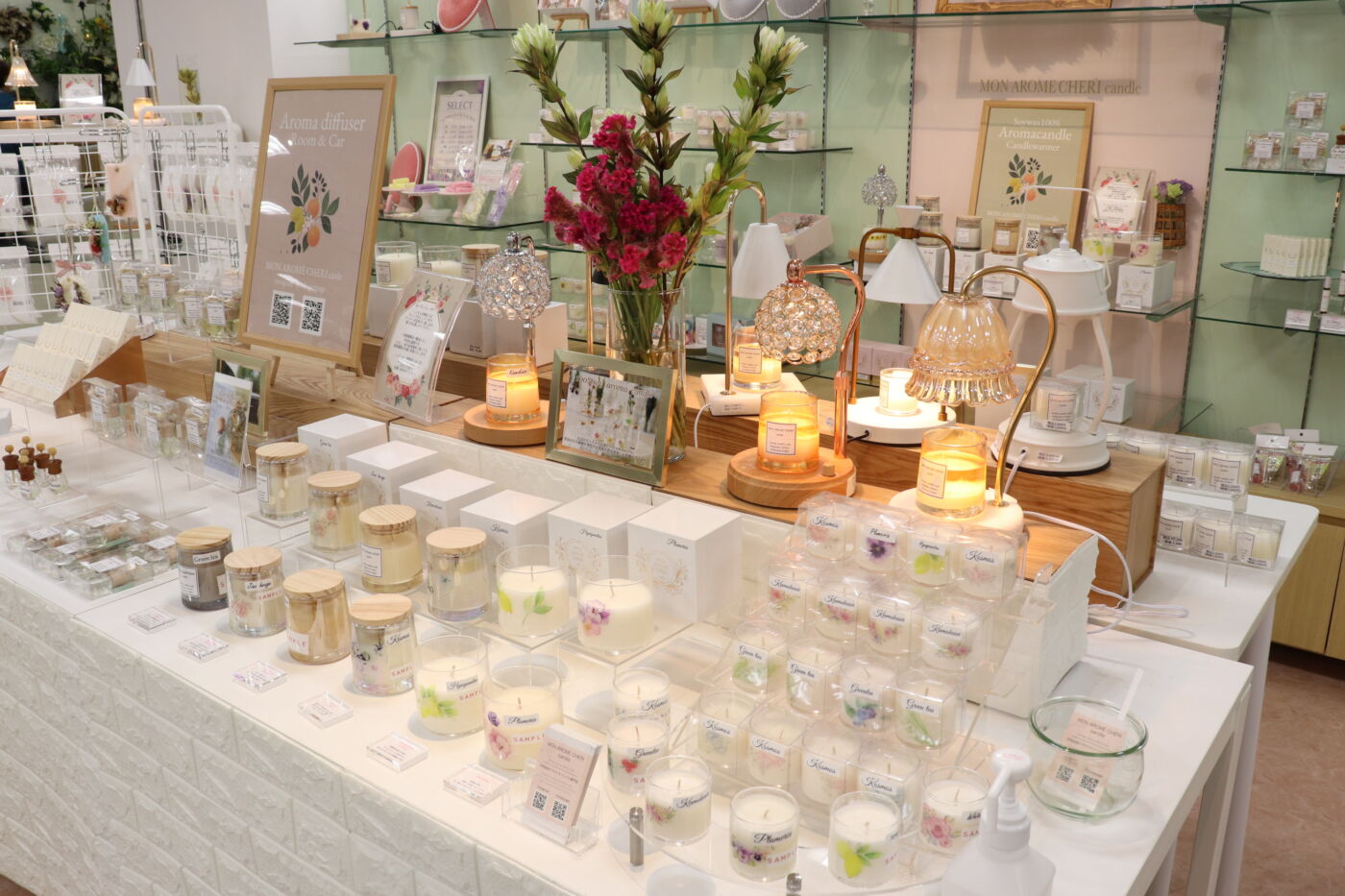 宮崎市の天然由来のMaxにこだわったアロマキャンドル専門店。MON AROME