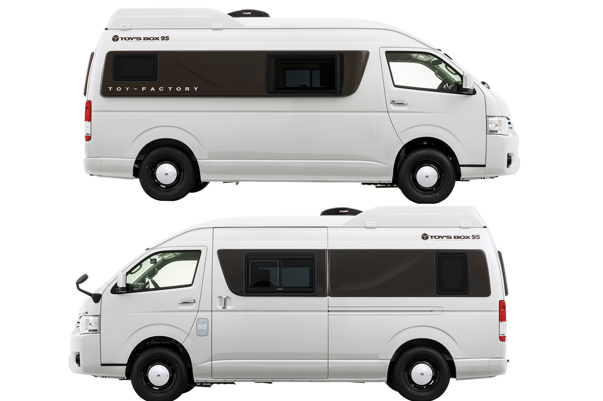 395)FUJIYA キャンピングカー型おもちゃ 395)FUJIYA キャンピングカー