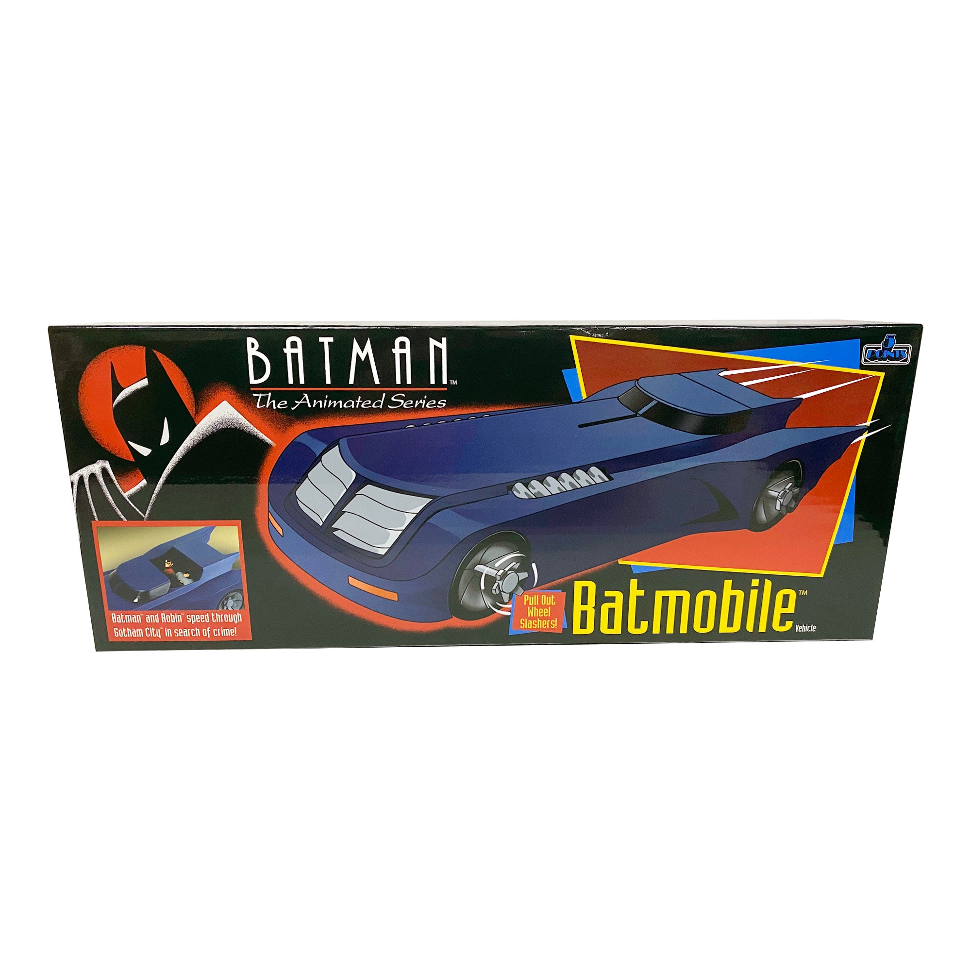MEZCO TOYZ: 5 Points - Batman: The Animated Series Batmobile – TOY