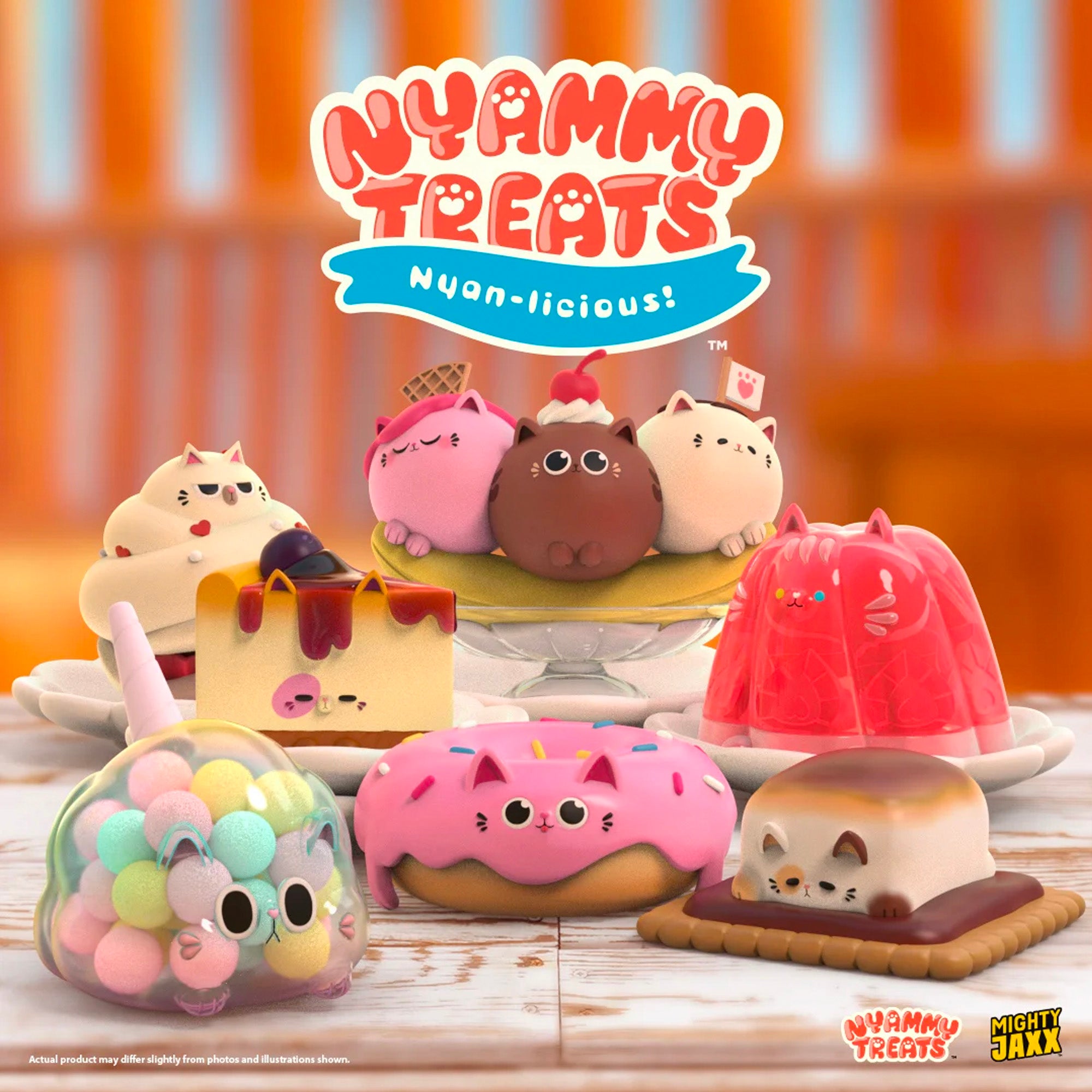 Mighty Jaxx: Nyammy Treats - Nyan-licious! Blind Box Figure – TOY