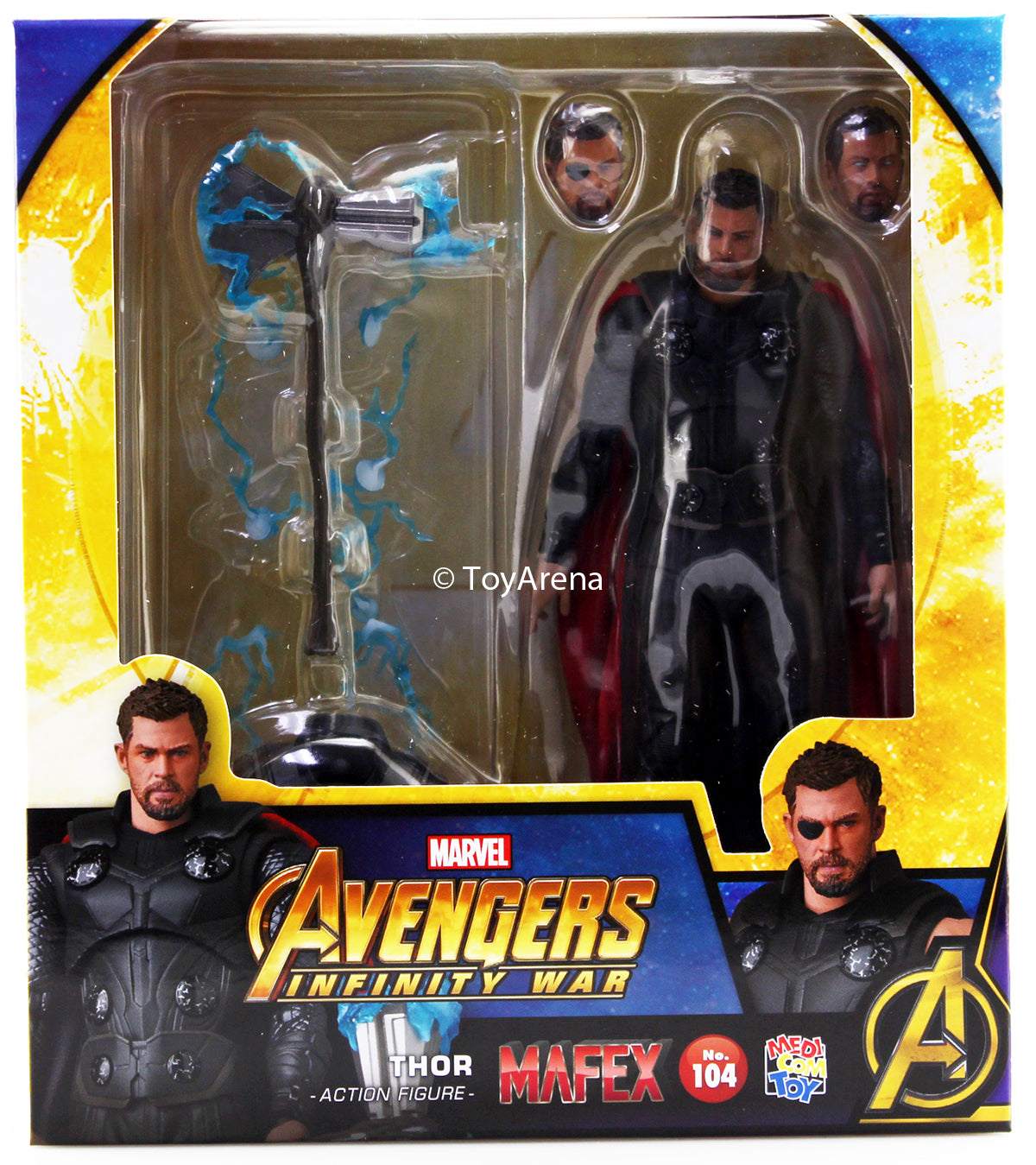 Mafex No. 104 Marvel's Avengers Infinity War Thor Action Figure Medico