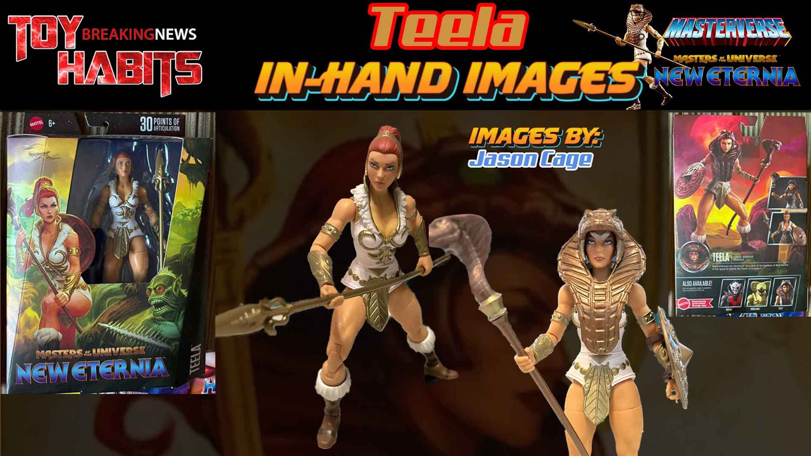 Teela New Eternia Masterverse Wave 18 In-Hand Images - Toy Habits