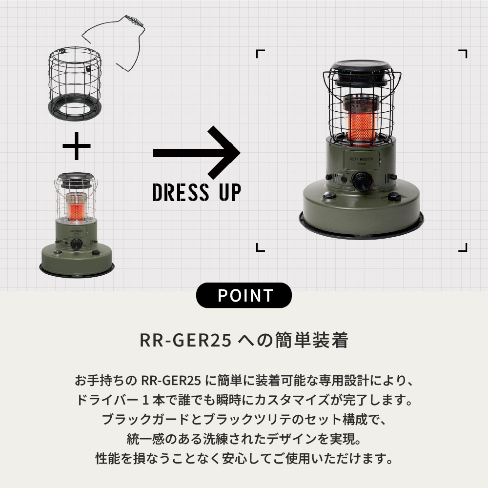 RRガードセット(GM-RRGS) |トヨトミ公式オンラインストア