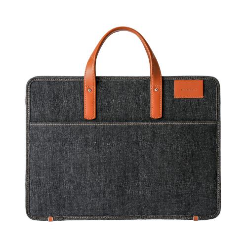 漁網デニム ファスナーブリーフ B4 | BF02GMD | マスミ鞄嚢株式会社