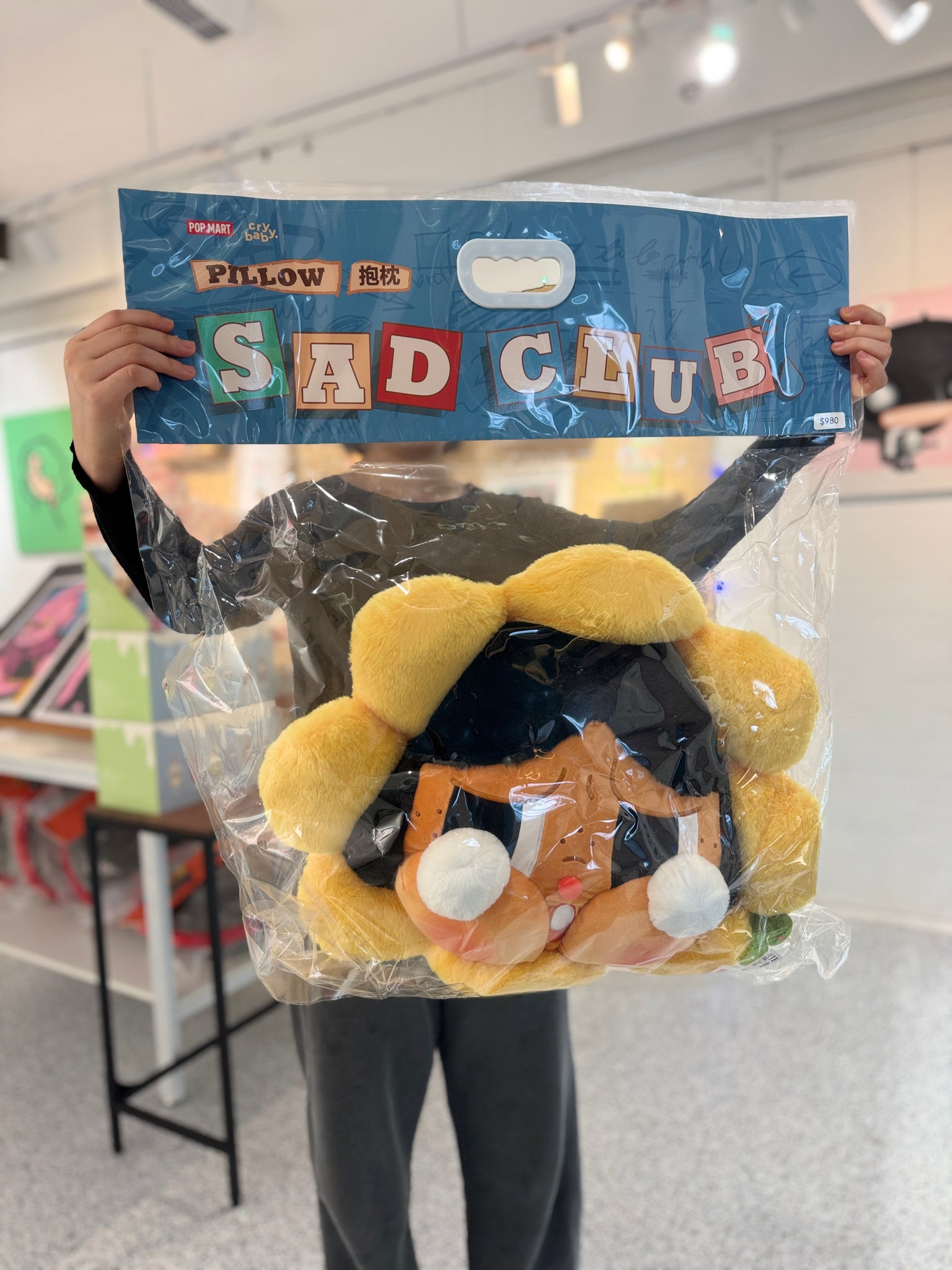 Crybaby Molly - Crybaby sad club series (pillow- Yellow) – Toyol Toys