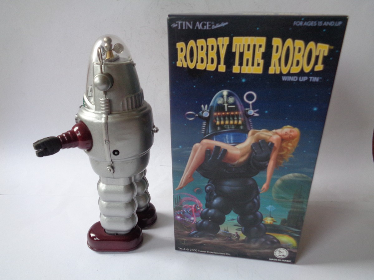 Osaka Tin Toy Robby The Robot with Box (wind-up) - Toy Paradise