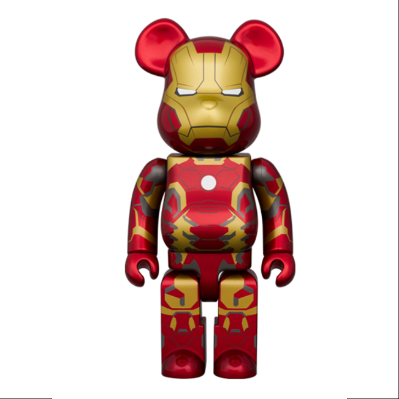 Bearbrick Iron Man Mark 43 400% & 100% Be@rbrick 2024 Limited – TOYSEZ