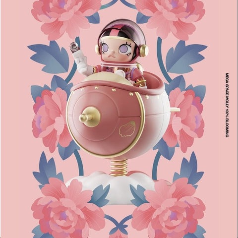 MEGA SPACE MOLLY 100% Blooming Series Peony 2025 Limited Edition