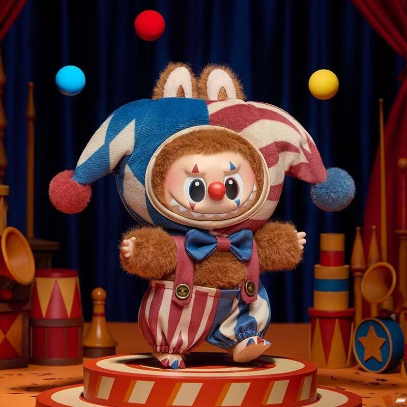 Labubu Pop Mart Why So Serious Vinyl Plush Pendant Series Juggling