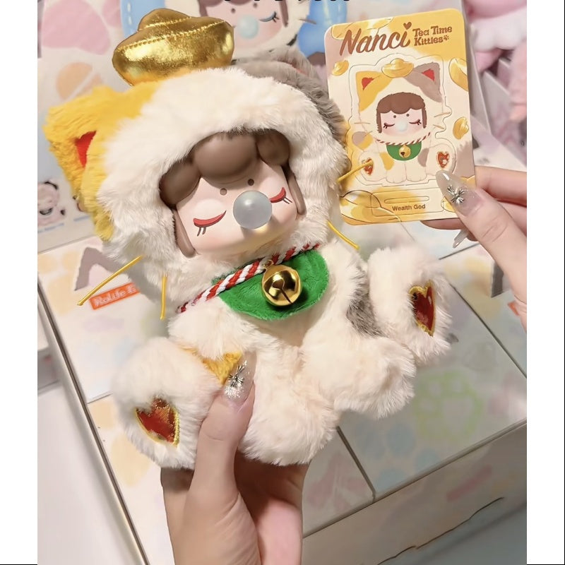 Nanci Tea Time Kitties Vinyl Plush Series Secret Wealth God (1/72