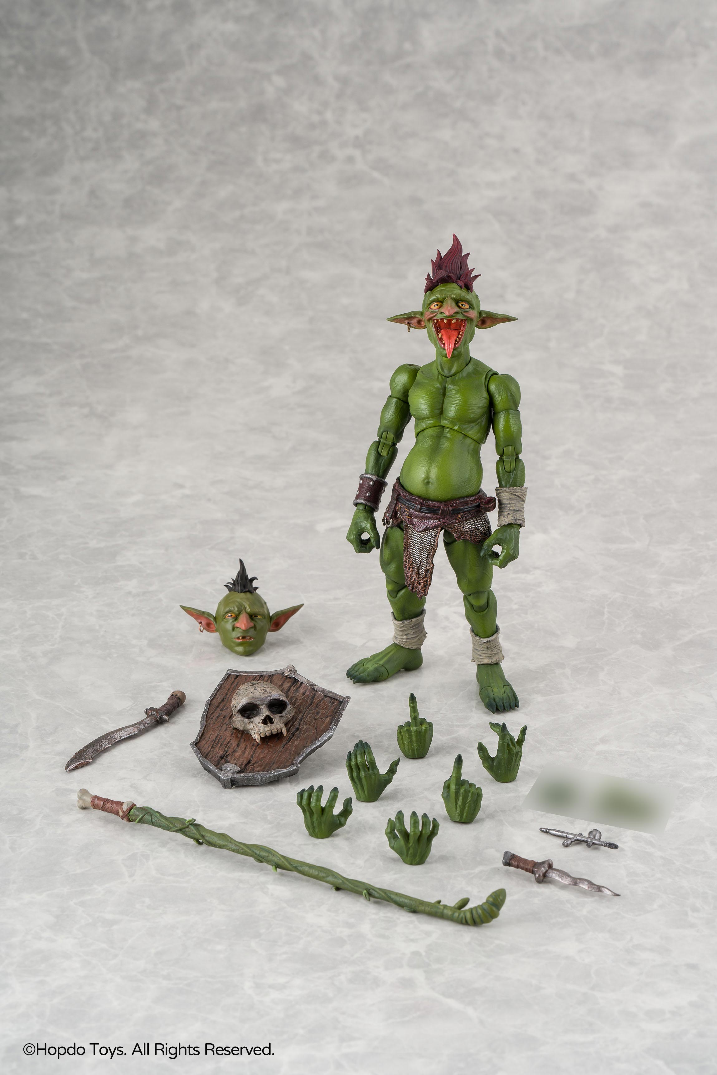 HopDo Toys Goblin Tribe Mohican Goblin 1/12 Action Figure JAPAN