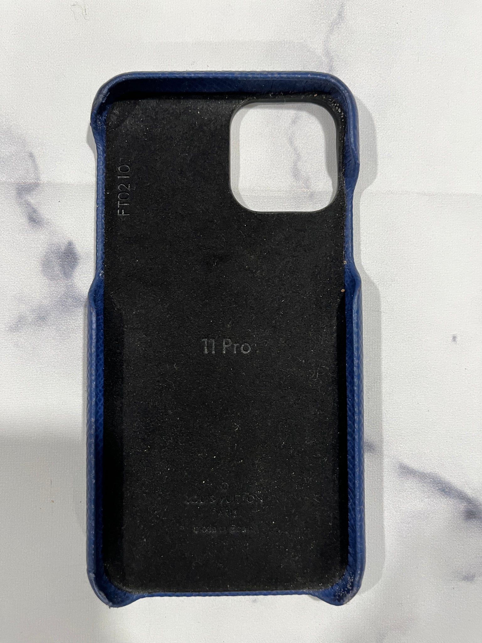 Louis Vuitton 11 Pro I Phone Case Blue Monogram – The Millionaires