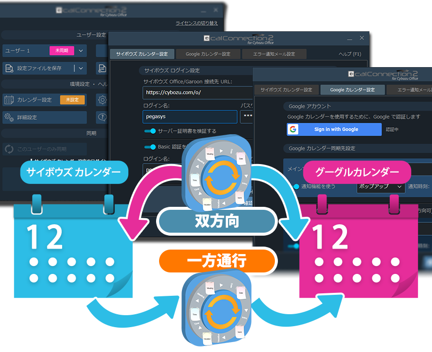 株式会社ぺガシス:新製品「Gcal Connection 2 for Cybozu Office (ジー