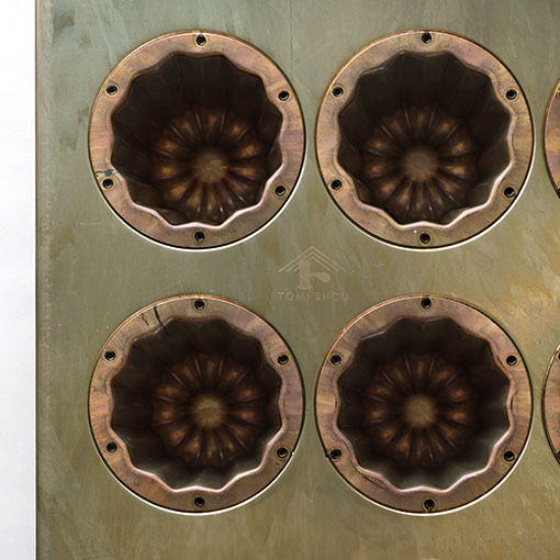 OLT】千代田金属 カヌレ12個型 / 1個 | お菓子・パン作りの型,お菓子