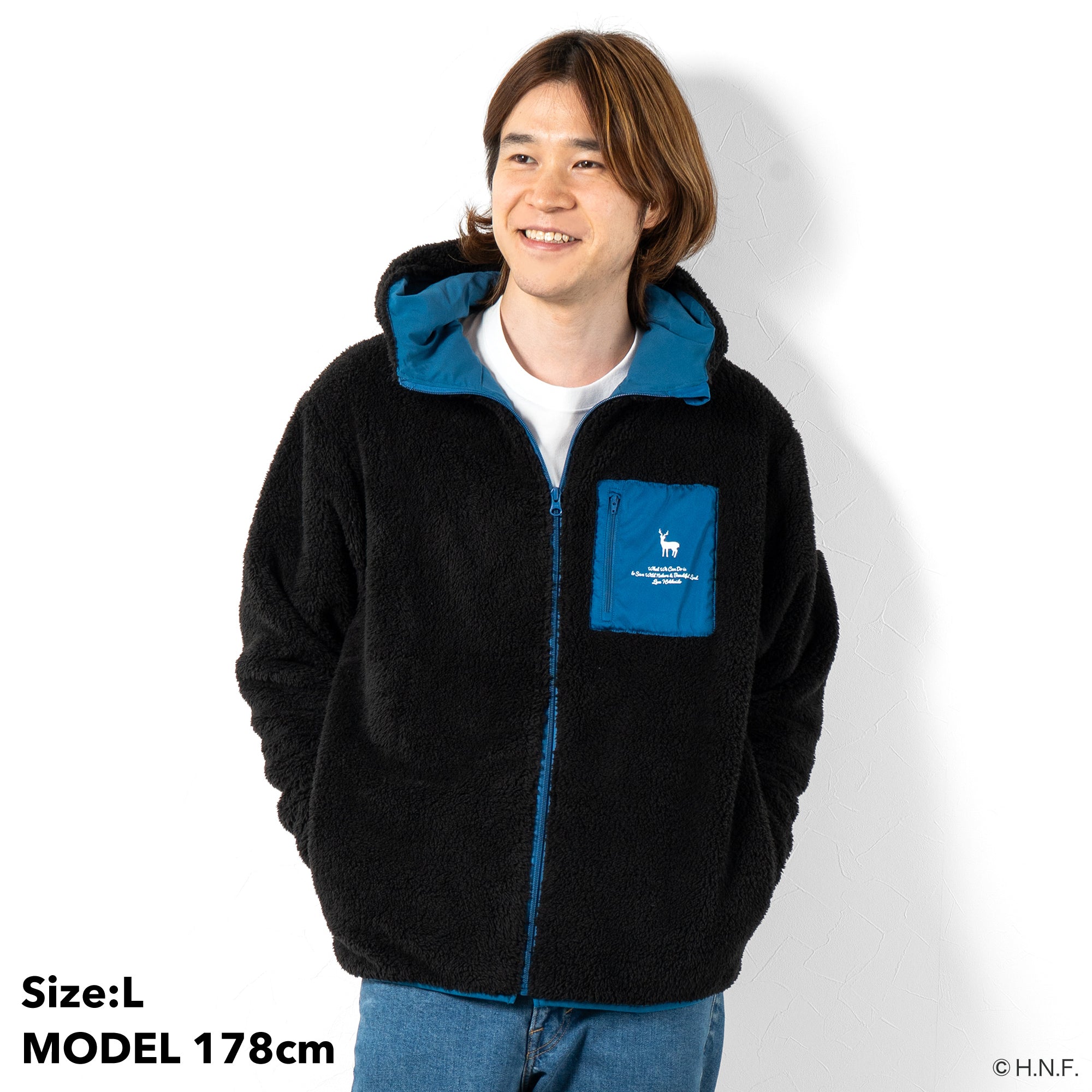 F/MODE TNOC THE FLEECE HOODIE ZIPUP2.5