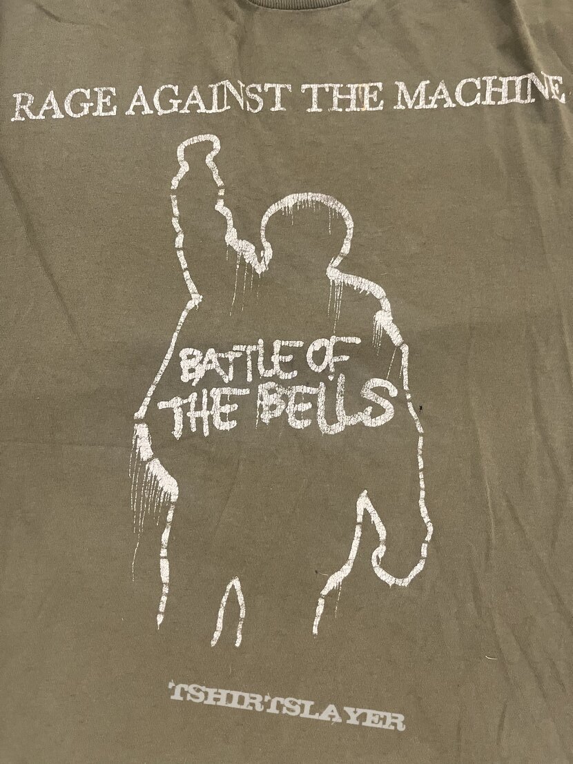Rage against the machine rock the bells 2007 tour shirt - green