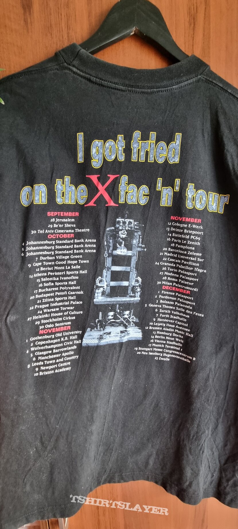 Iron Maiden - X Factor Tour Long Sleeve XL | 1995 | | TShirtSlayer