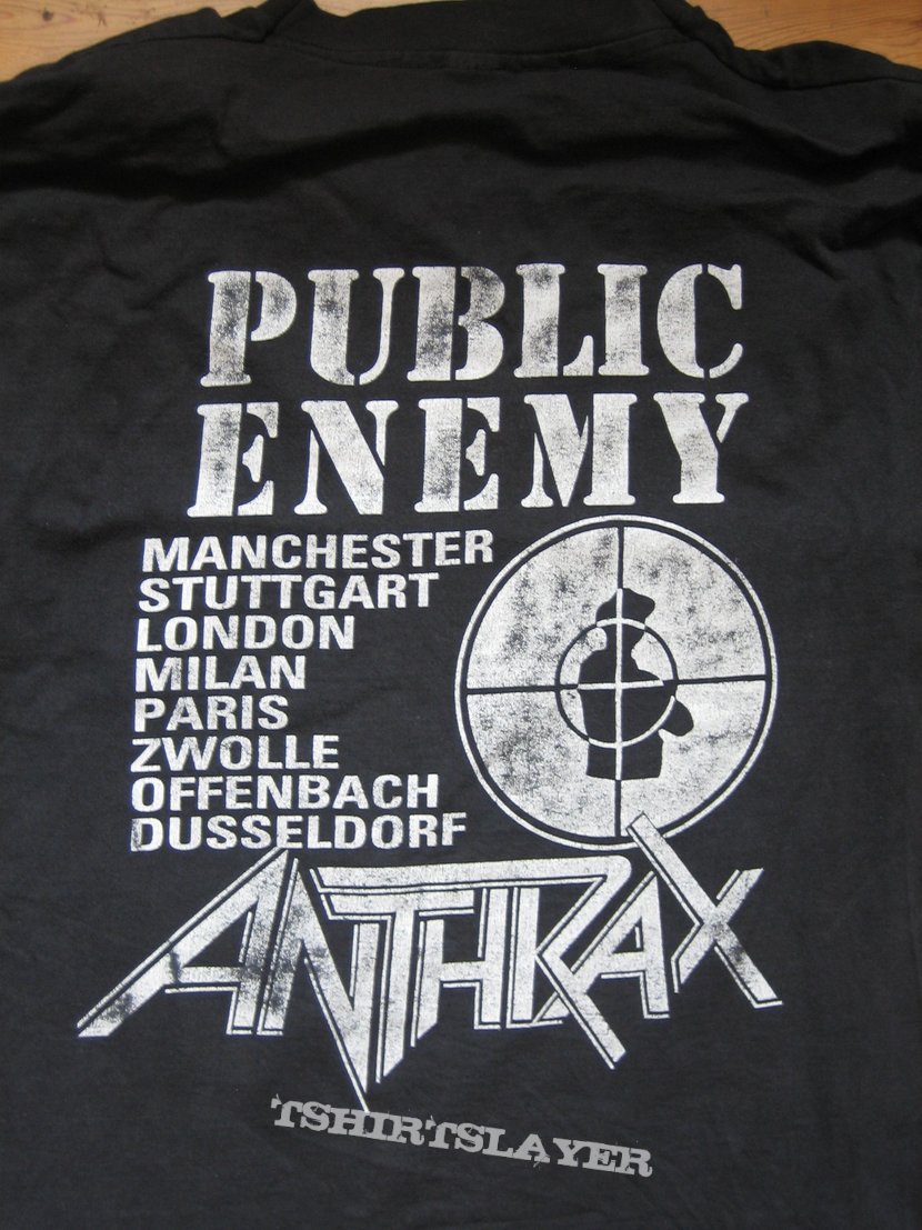 Anthrax & Public Enemy Tour Shirt | TShirtSlayer TShirt and