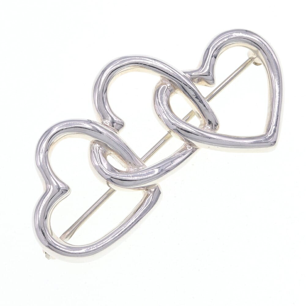 楽天市場】トリプルハート ティファニー（ブローチ｜レディース