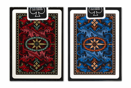 楽天市場】【トランプ】 BICYCLE DRAGON BACK R/B≪バイスクル