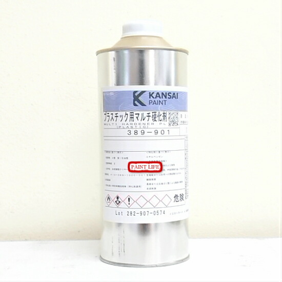 楽天市場】関西ペイントプラスチック用マルチ硬化剤1L : ペイント